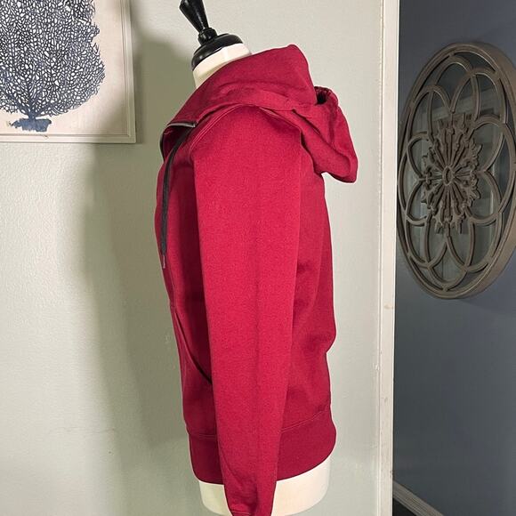 Volcom Burgundy Red Zip-Up Hoodie- EUC - Picture 3 of 4